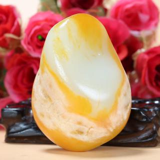 皇贵人和田玉石包玉原石原料毛料234克 贵圈珠宝玉器